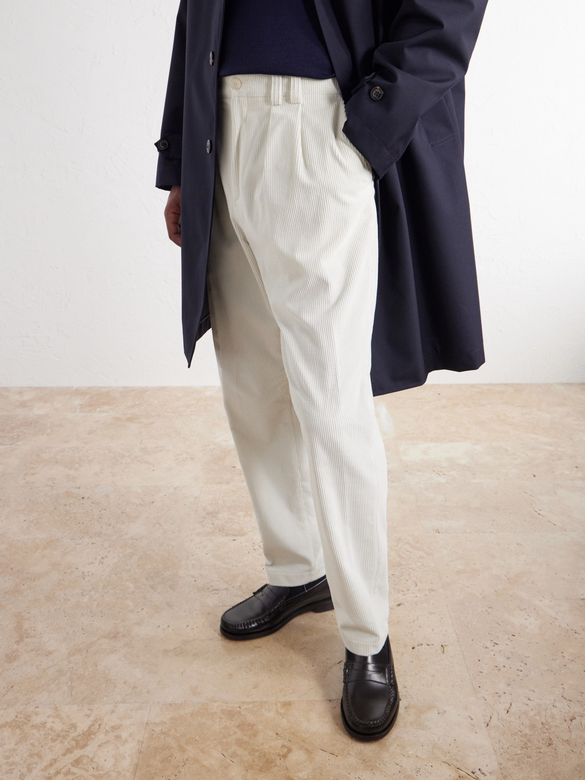 Straight-Leg Cotton- Corduroy