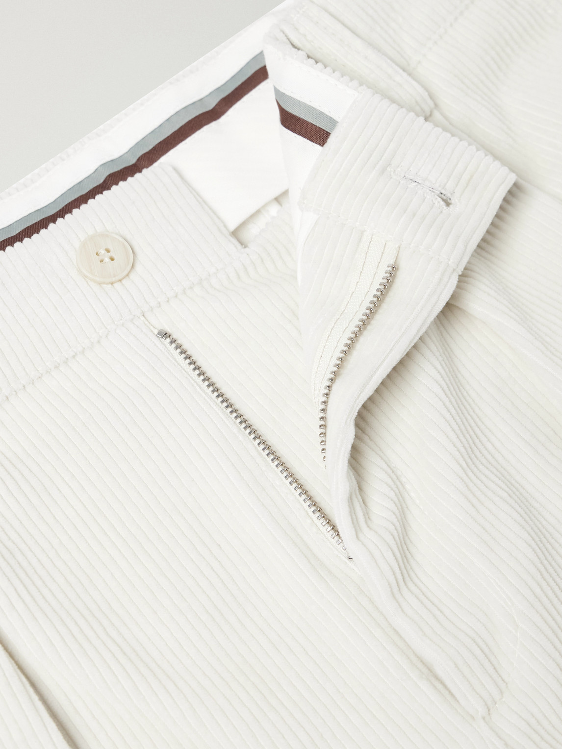 Straight-Leg Cotton- Corduroy