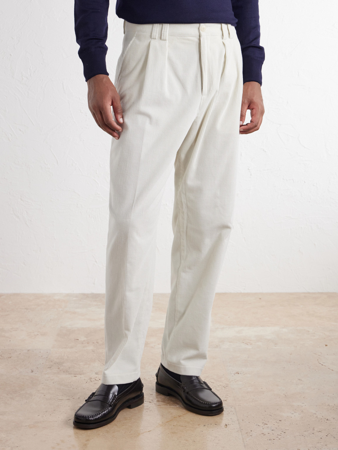 Straight-Leg Cotton- Corduroy