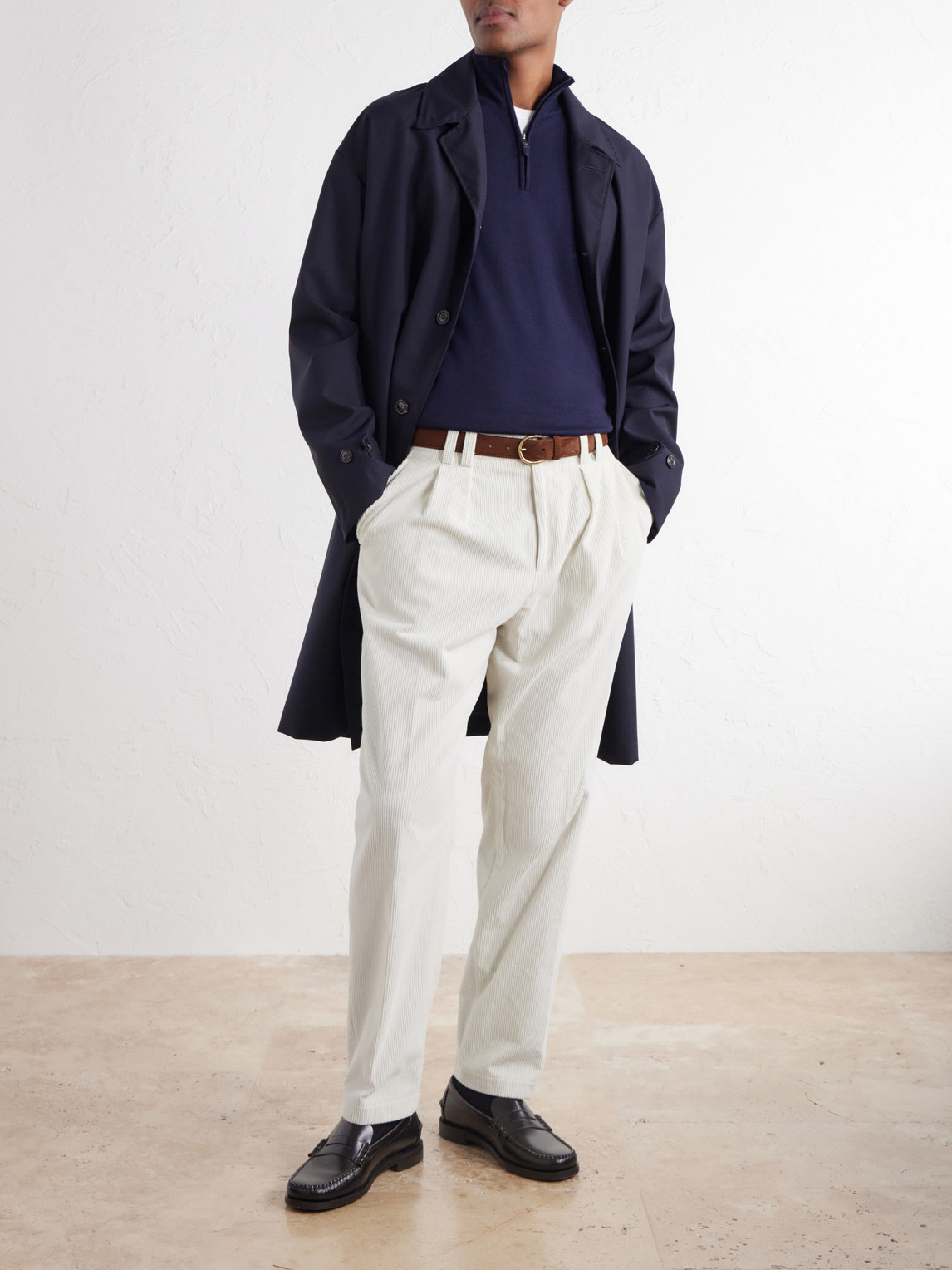 Straight-Leg Cotton- Corduroy