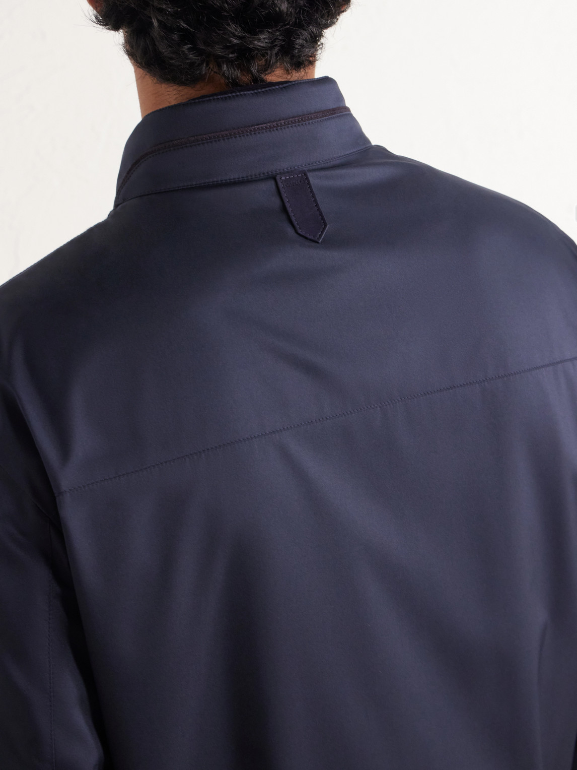 Reversible Shell Bomber Jacket