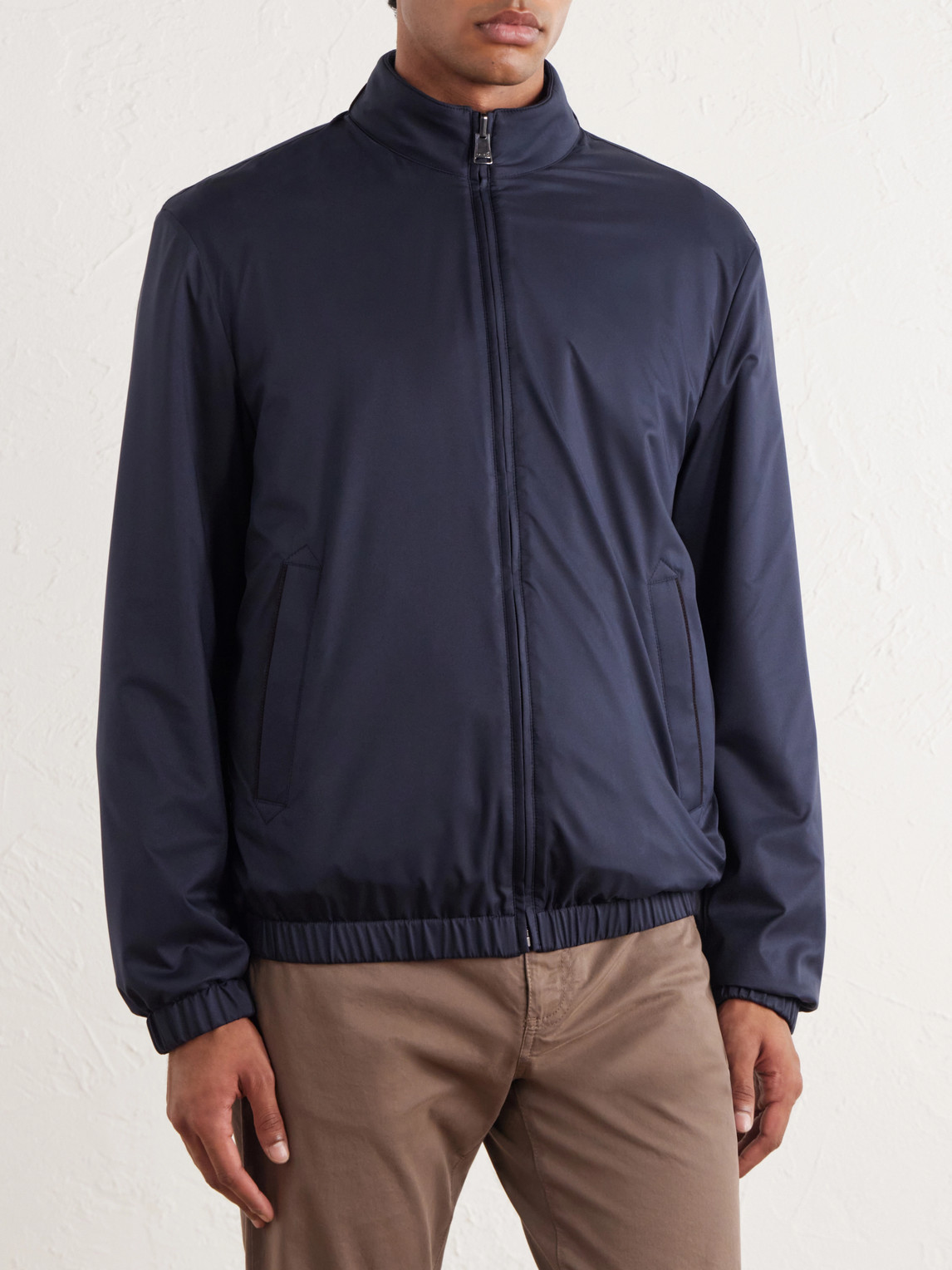 Reversible Shell Bomber Jacket