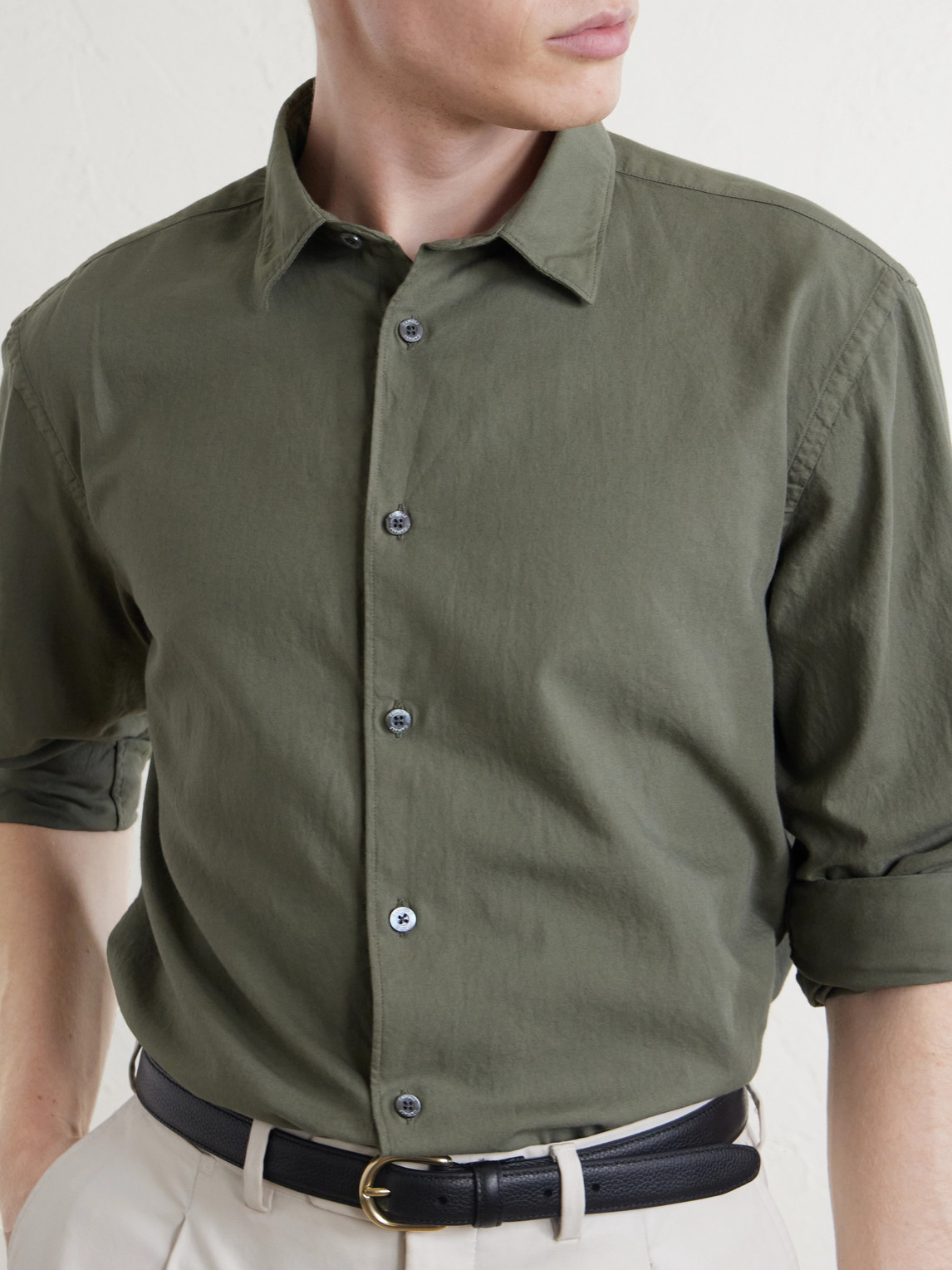 Cotton-Poplin Shirt