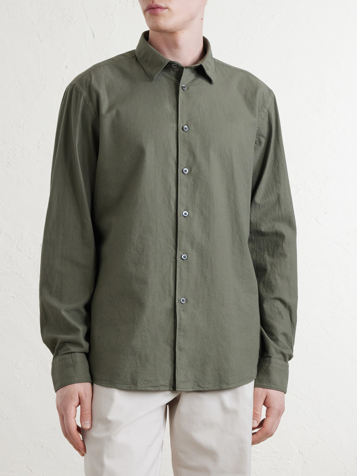 Cotton-Poplin Shirt