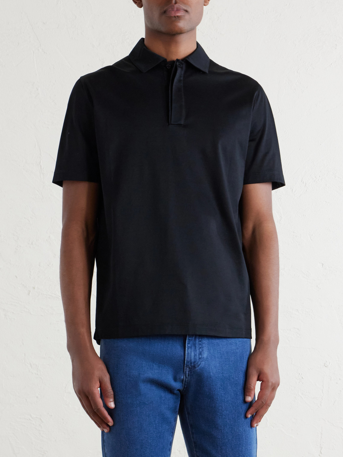 Cotton-Jersey Polo Shirt