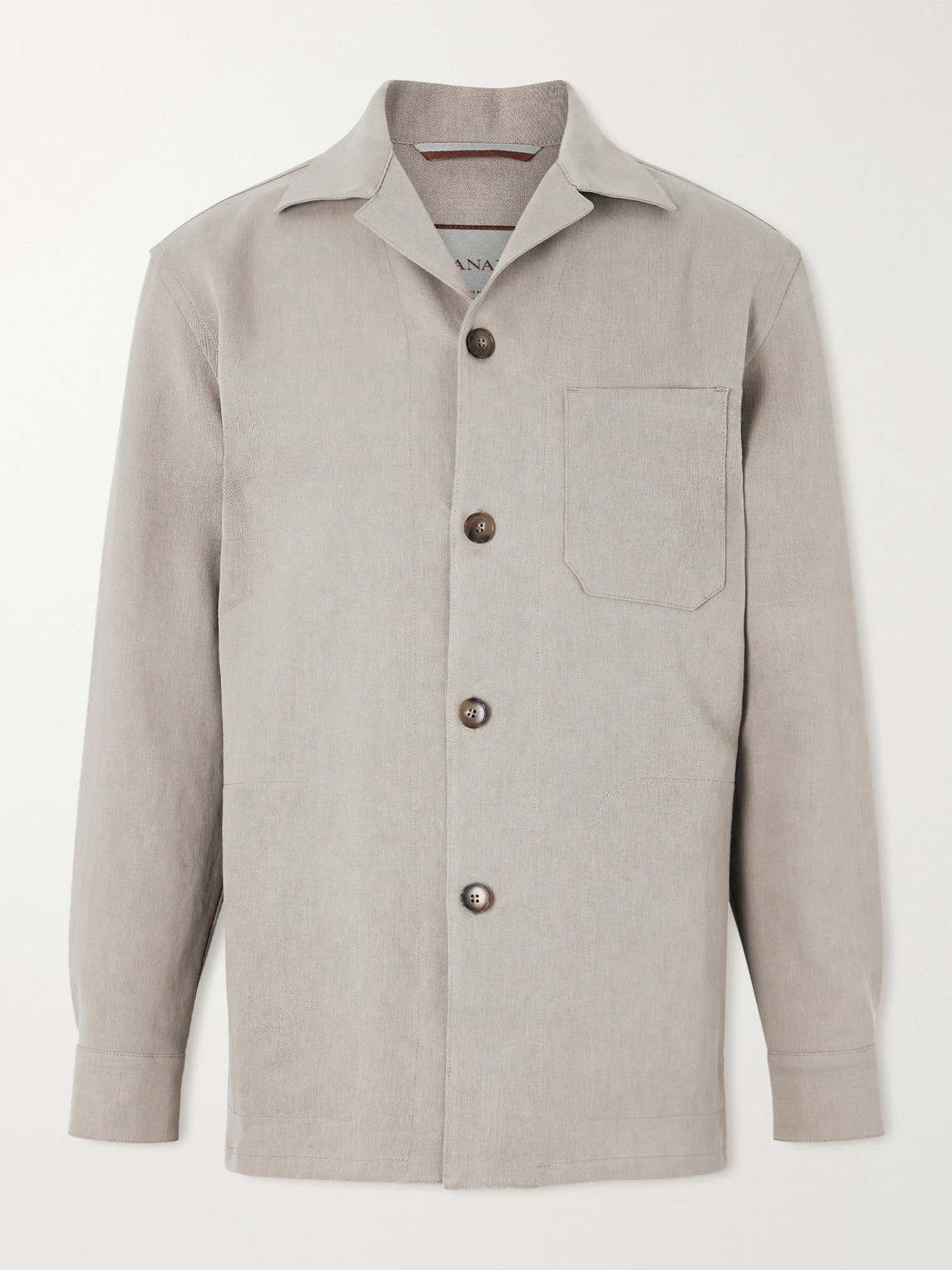 Canali Linen Overshirt IT 52