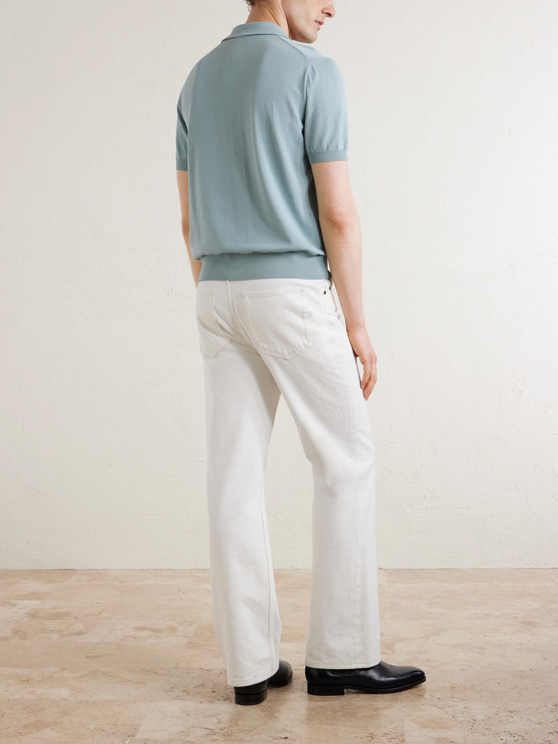  Canali - Cotton Polo Shirt - Men - Blue - It 48 
