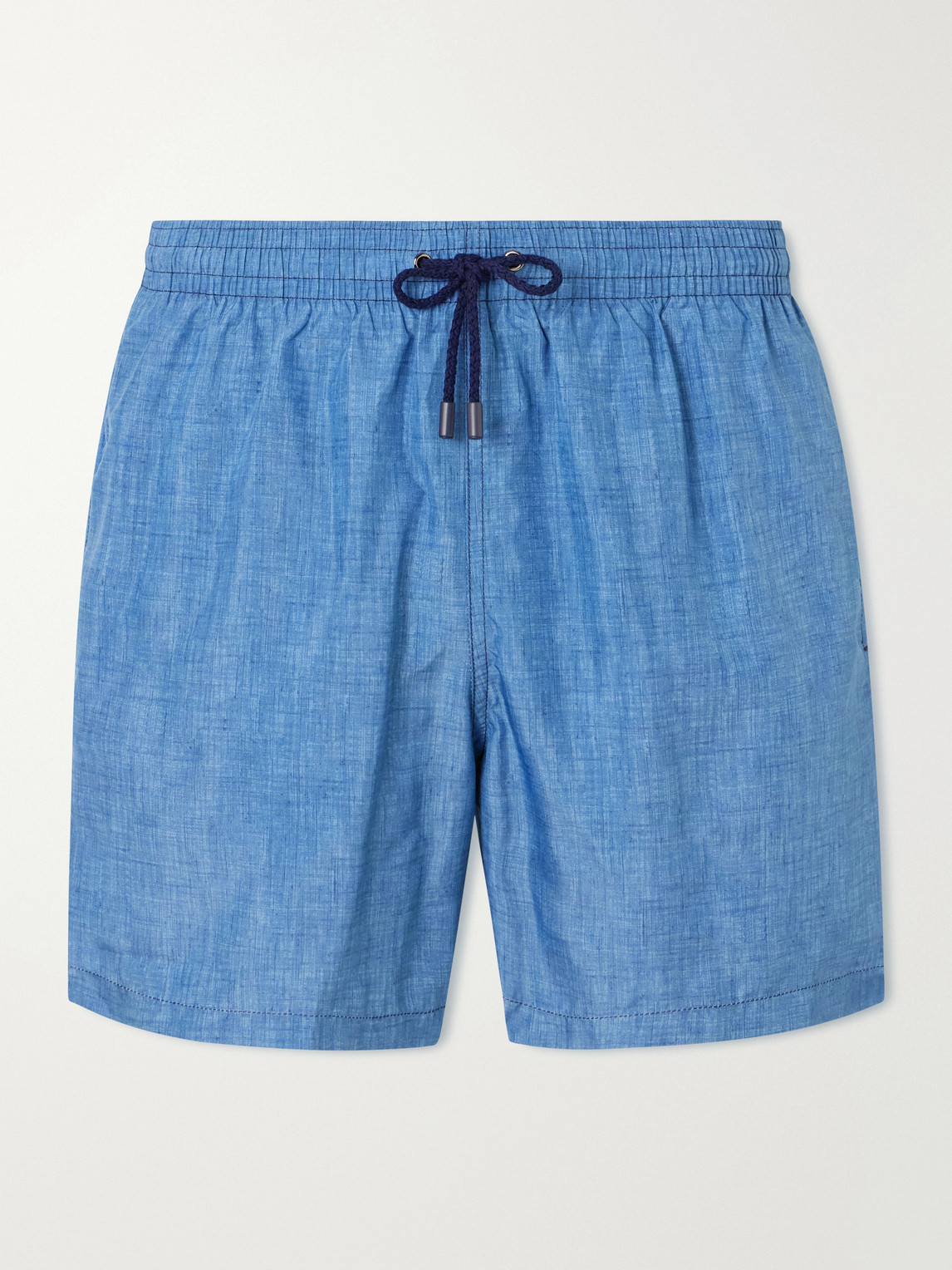 Canali Straight-Leg Mid-Length Swim Shorts - Men