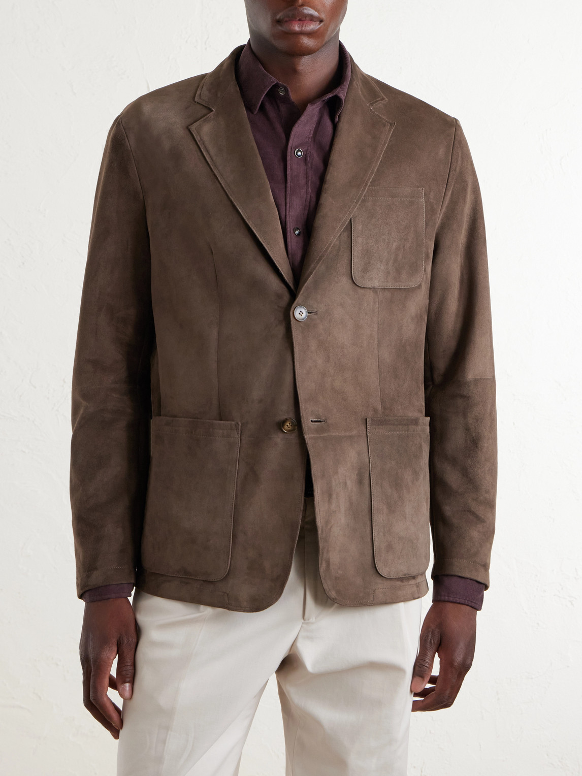 Suede Blazer