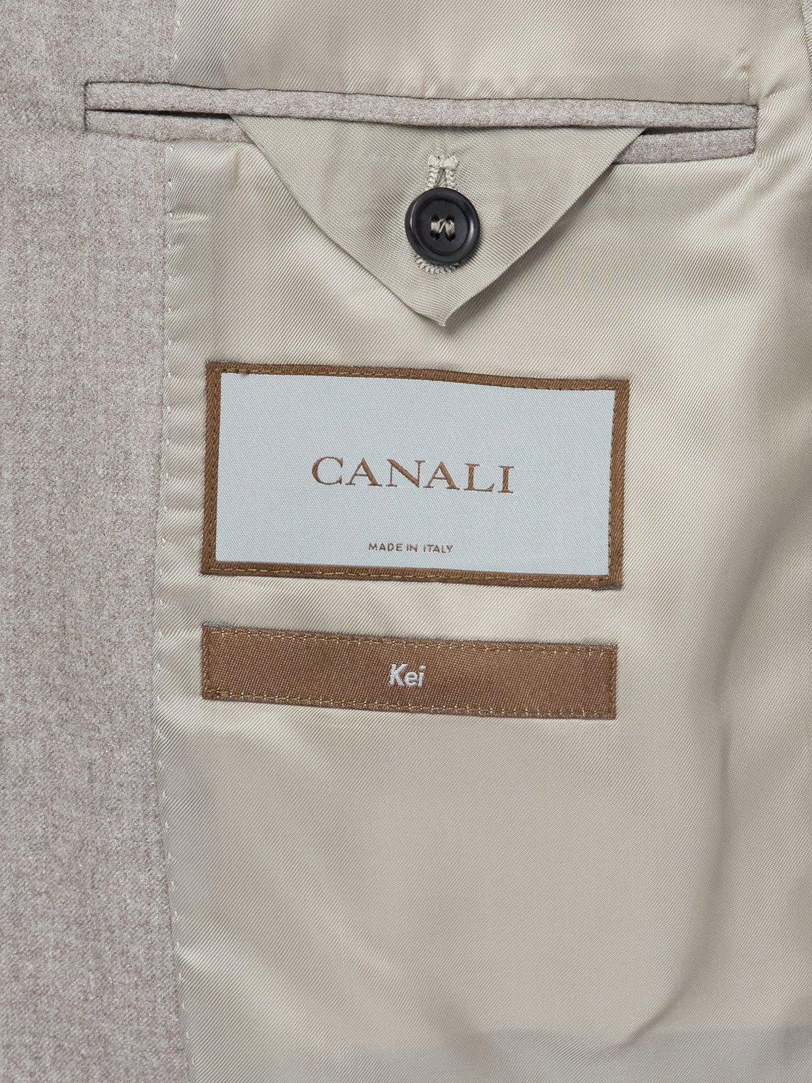  Canali - Kei Wool Suit Jacket - Men - Neutrals - It 46 