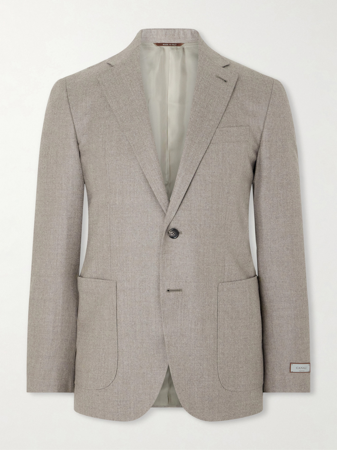 Canali Kei Wool Suit Jacket IT 48