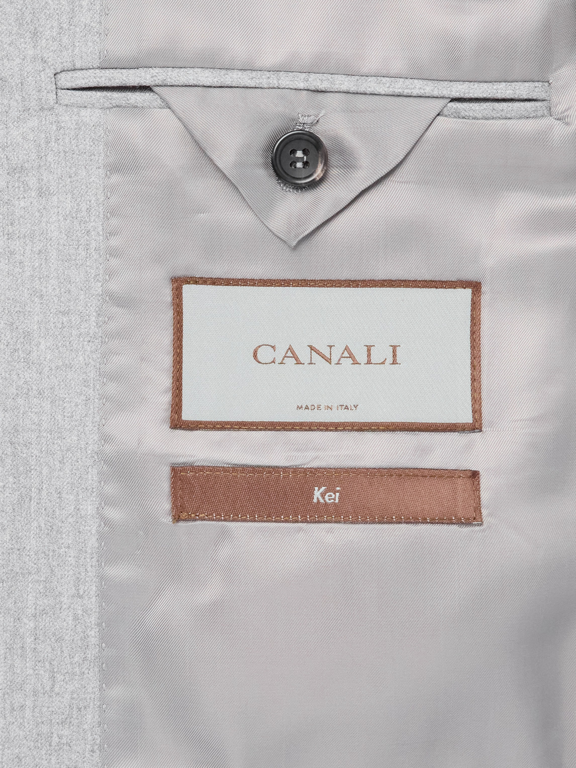  Canali - Kei Wool Suit Jacket - Men - Gray - It 46 