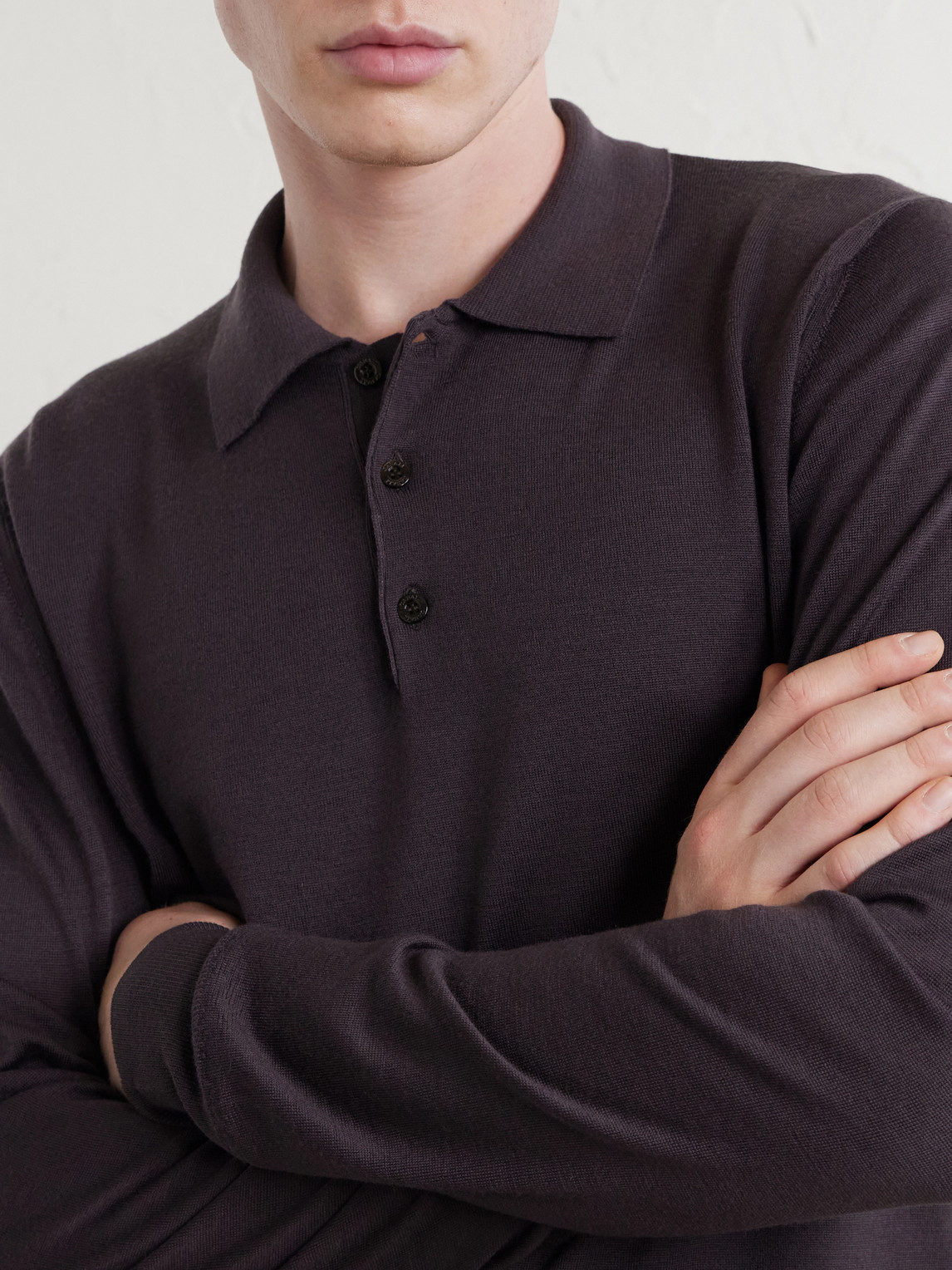 Wool Polo Shirt