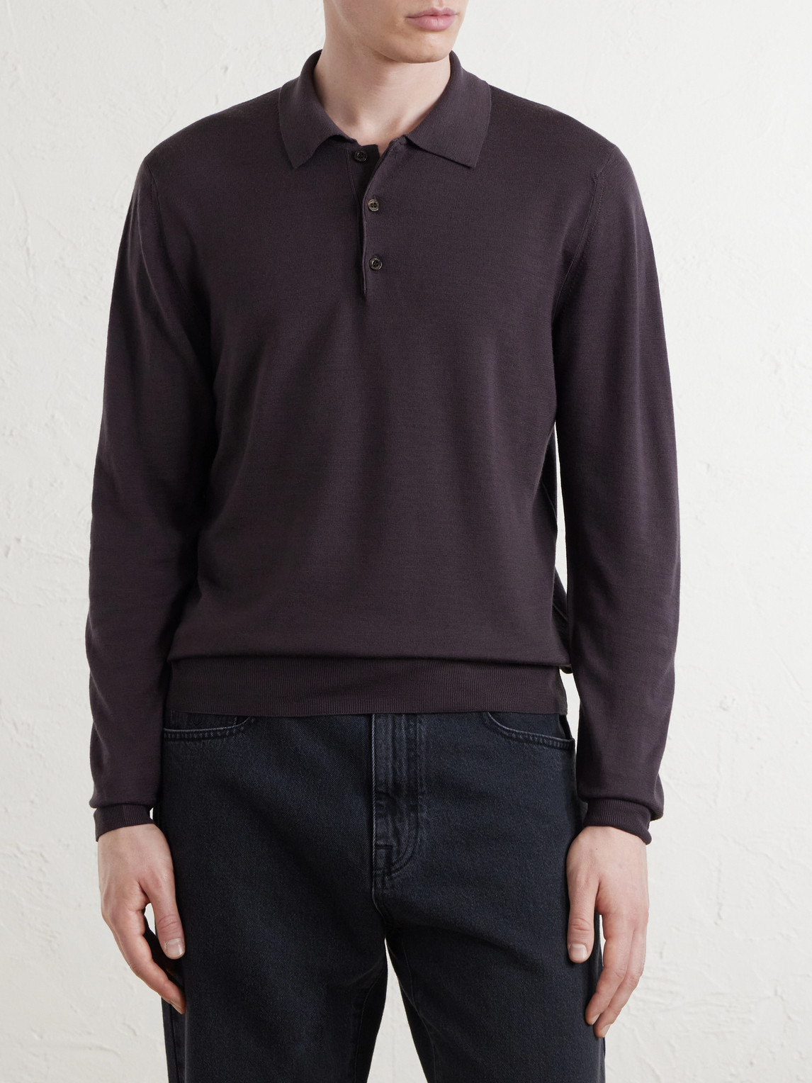 Wool Polo Shirt