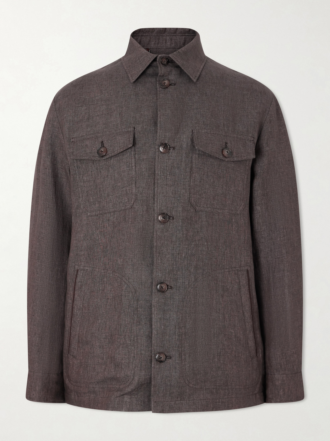 Canali Linen Overshirt IT 52