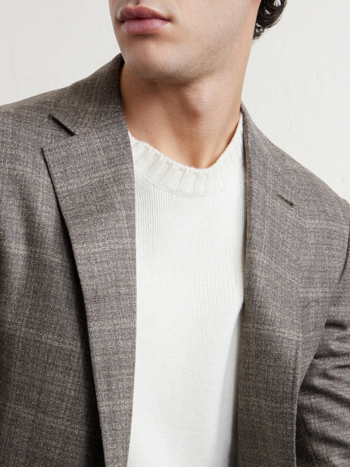 Kei Prince Of Wales Checked Wool Suit Jacket