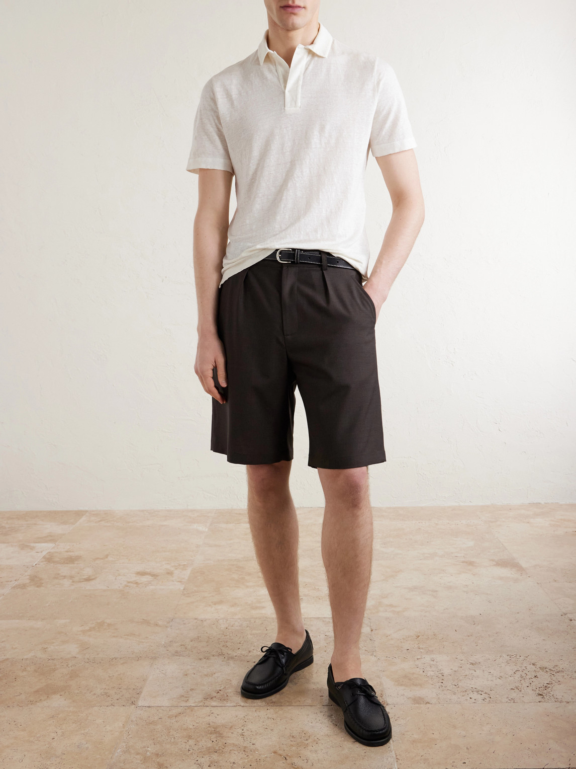 Linen Polo Shirt