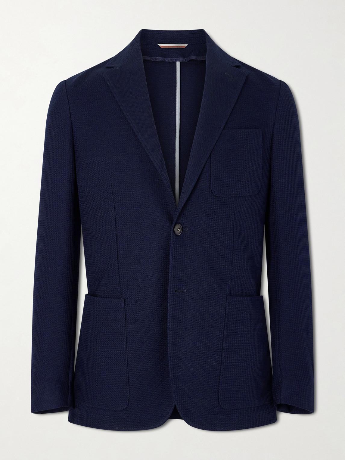 Canali Textured-Cotton Blazer IT 50 - Women's Clothing