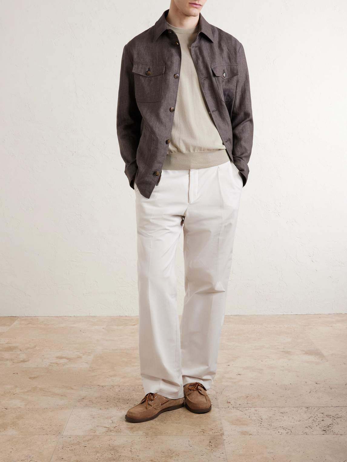 Knitted Cotton T-Shirt
