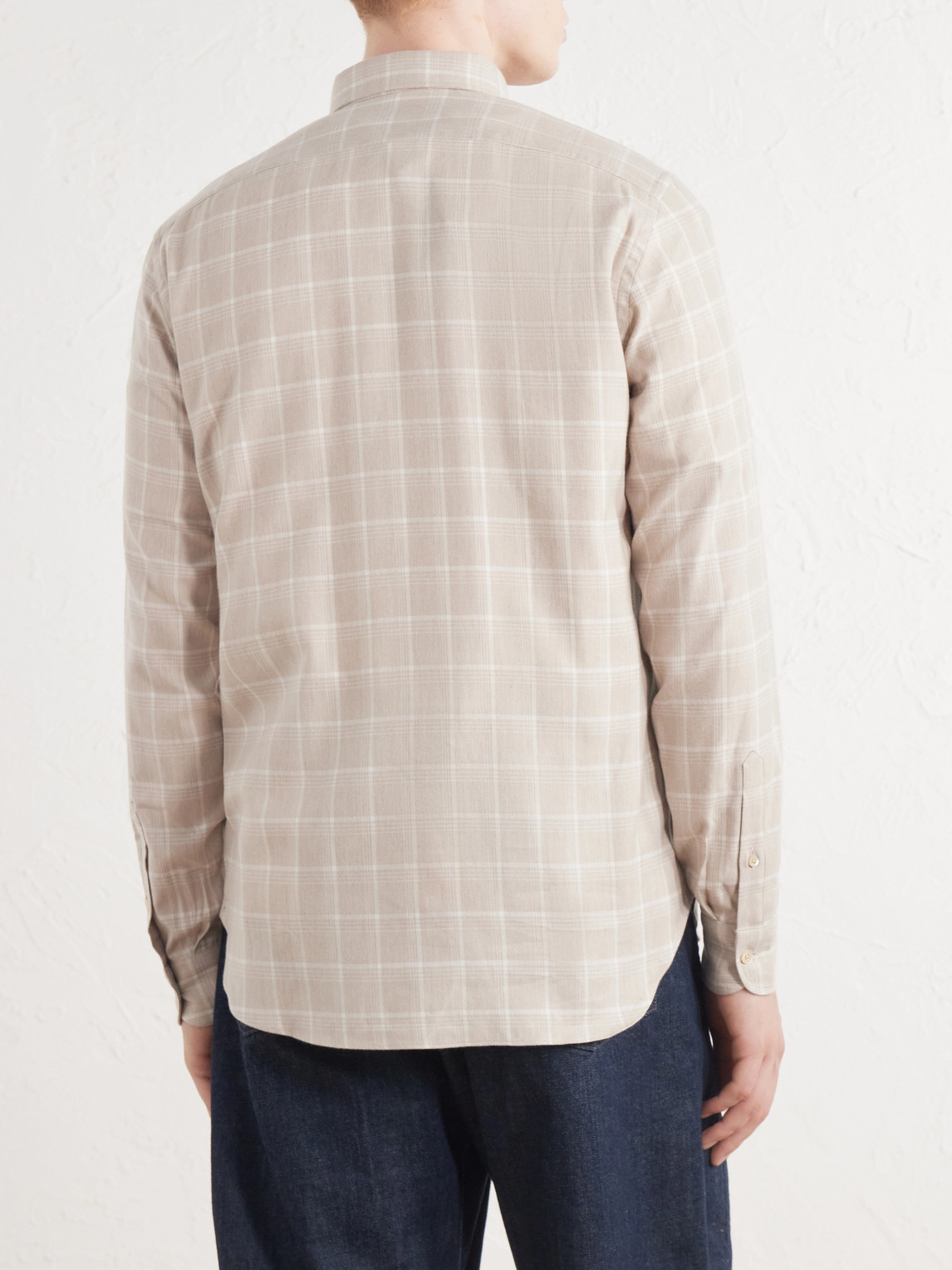 Checked Cotton And Lyocell-Blend Shirt