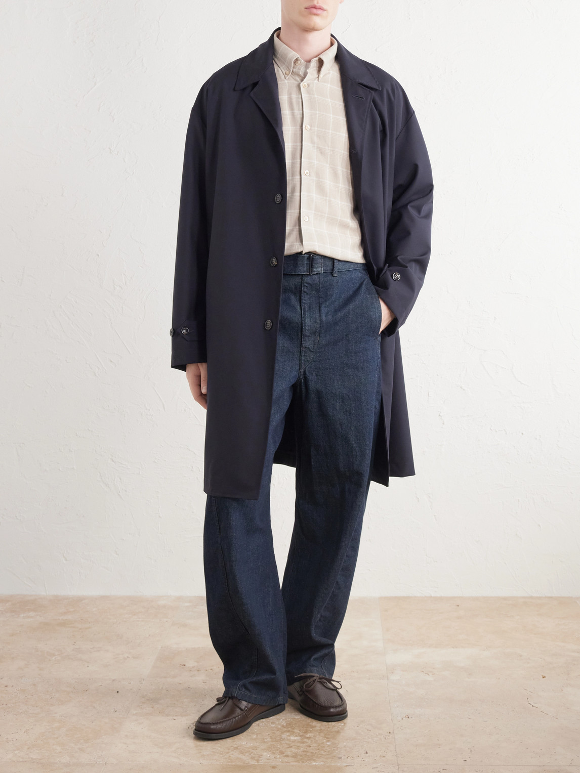 Checked Cotton And Lyocell-Blend Shirt