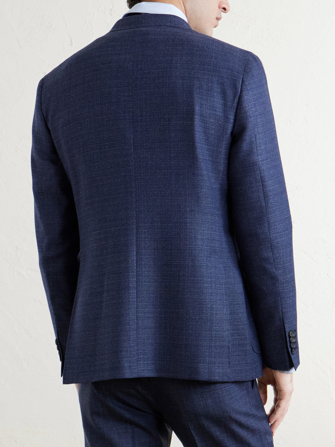 Wool, Silk And Linen-Blend Suit Jacket