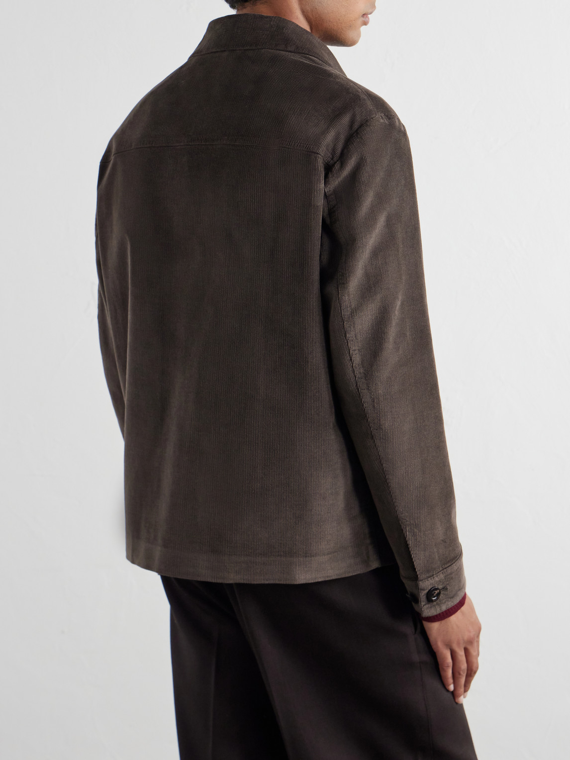 Cotton-Blend Corduroy Overshirt
