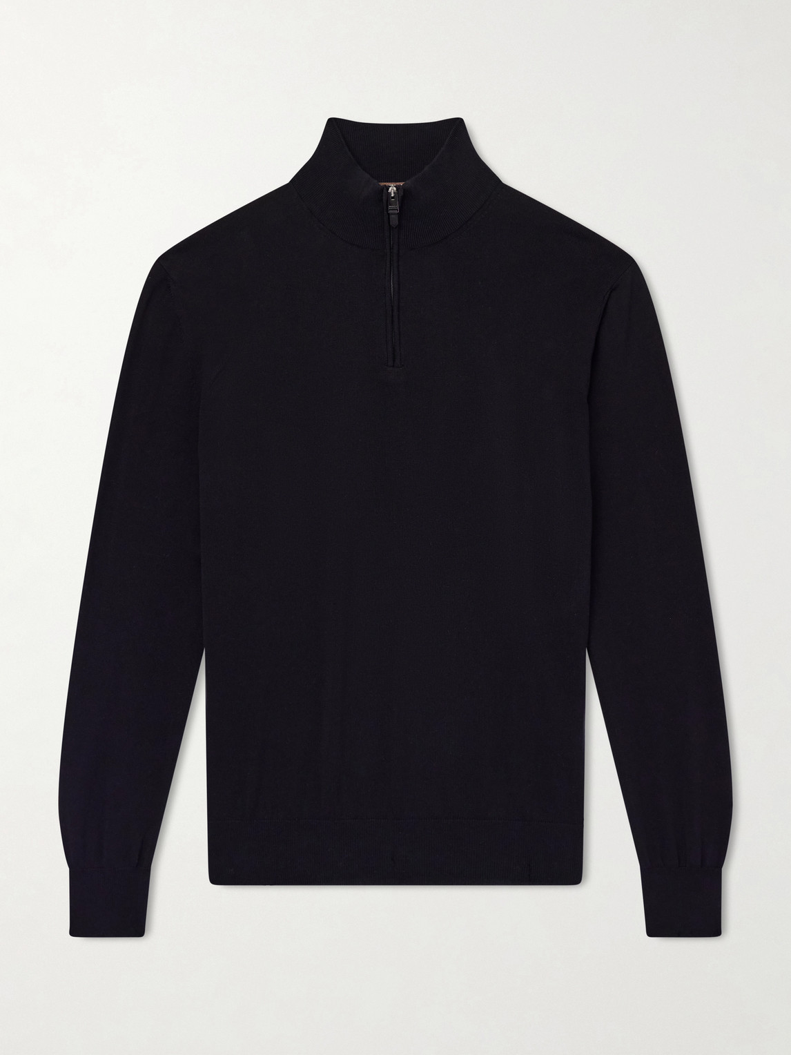 Canali Cotton Half-Zip Sweater IT 58