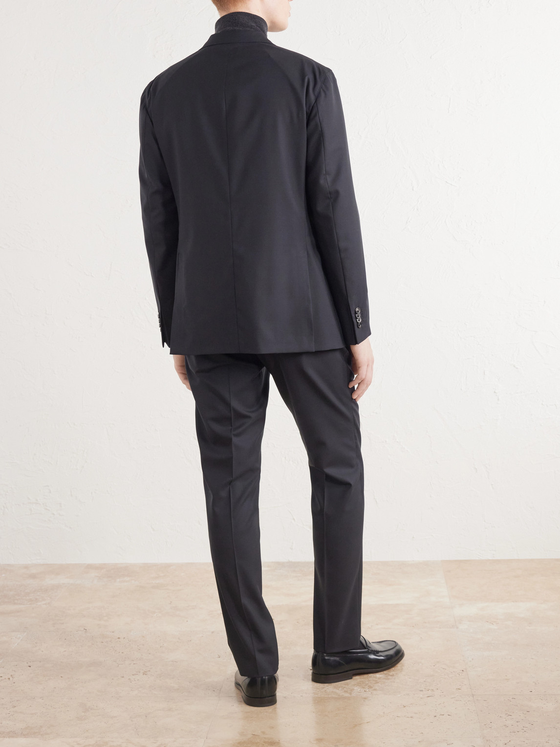 Virgin Wool Fresco Suit Jacket