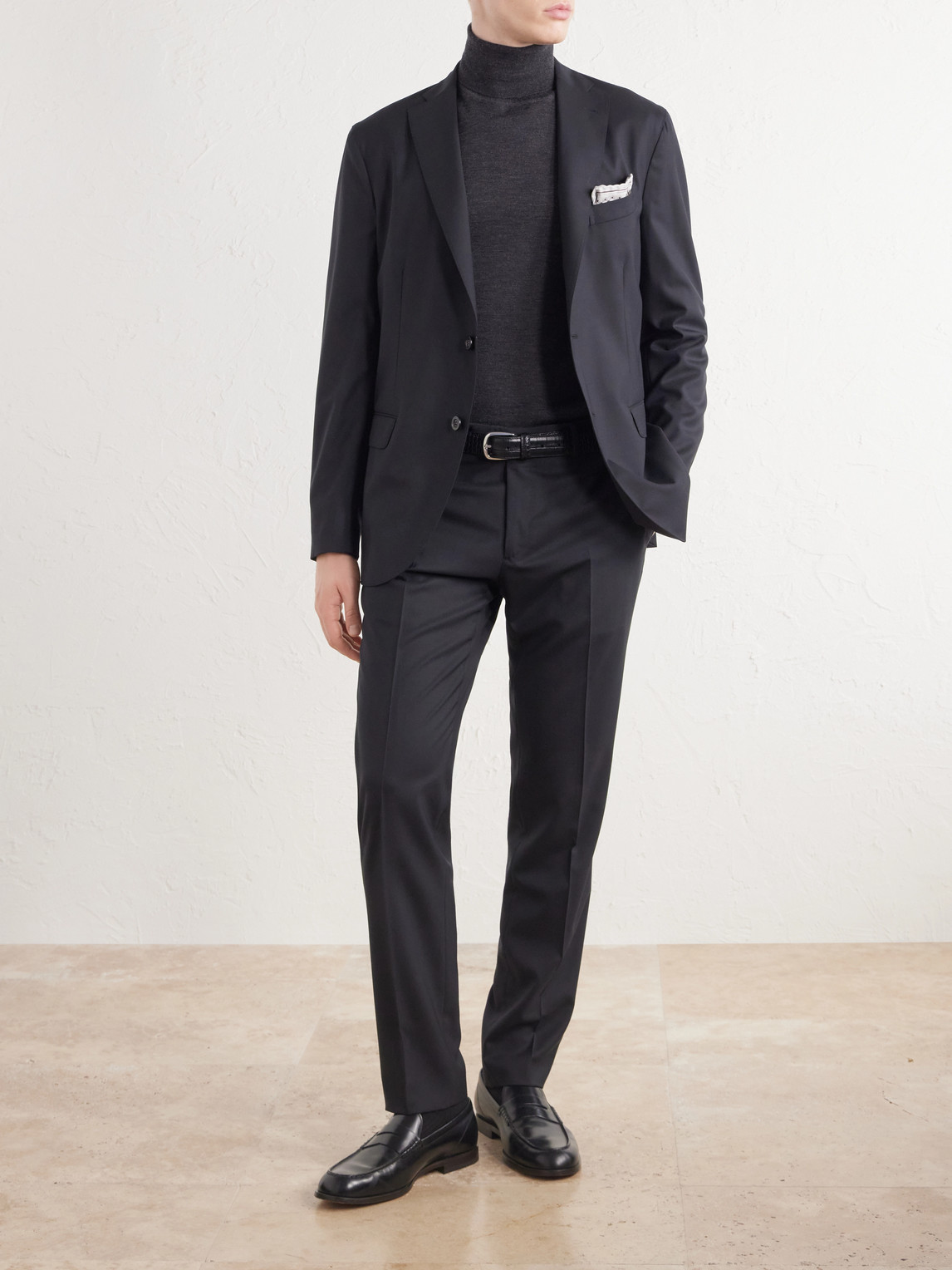 Virgin Wool Fresco Suit Jacket