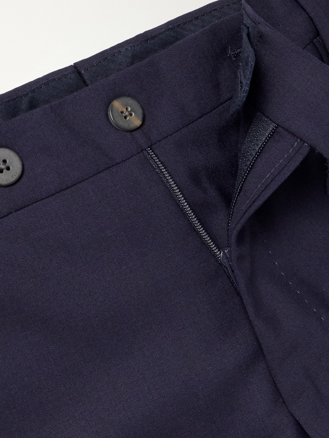 Straight-Leg Virgin Wool Trousers