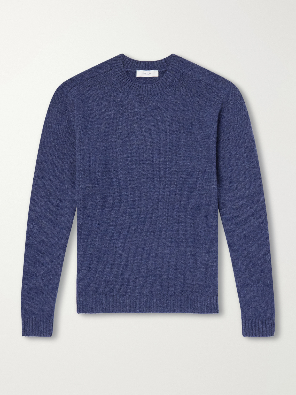 Boglioli Wool And Cashmere-blend Sweater In Blue