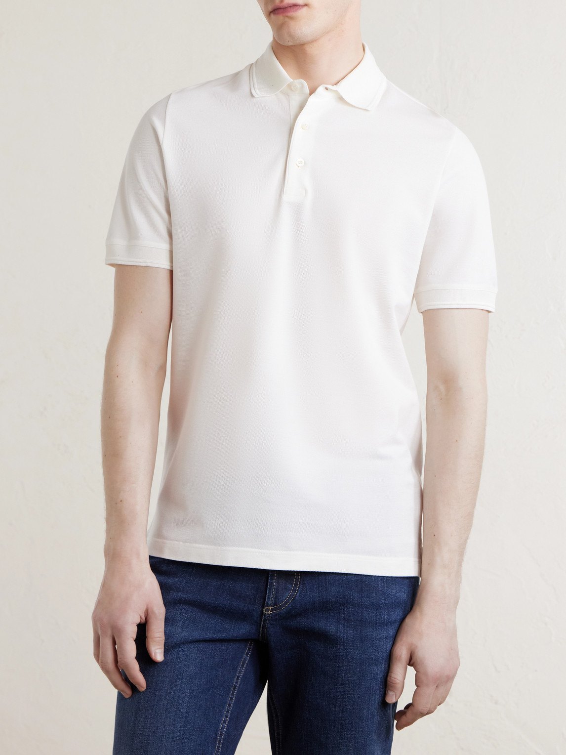 Cotton-Piqué Polo Shirt