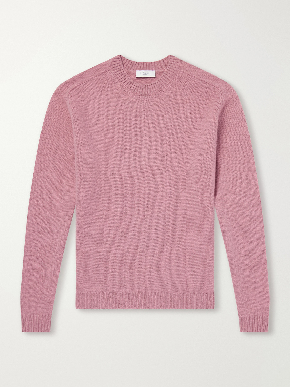 Boglioli Wool And Cashmere-blend Sweater In Pink