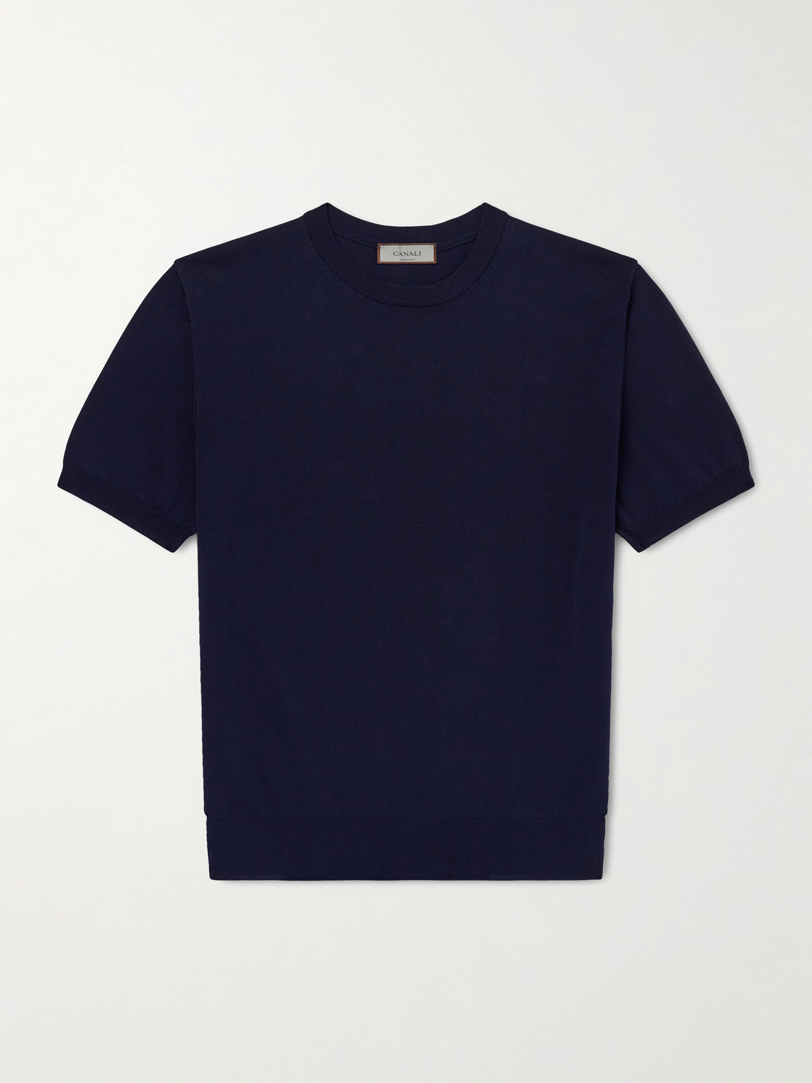 Canali Knitted Cotton T-Shirt IT 58