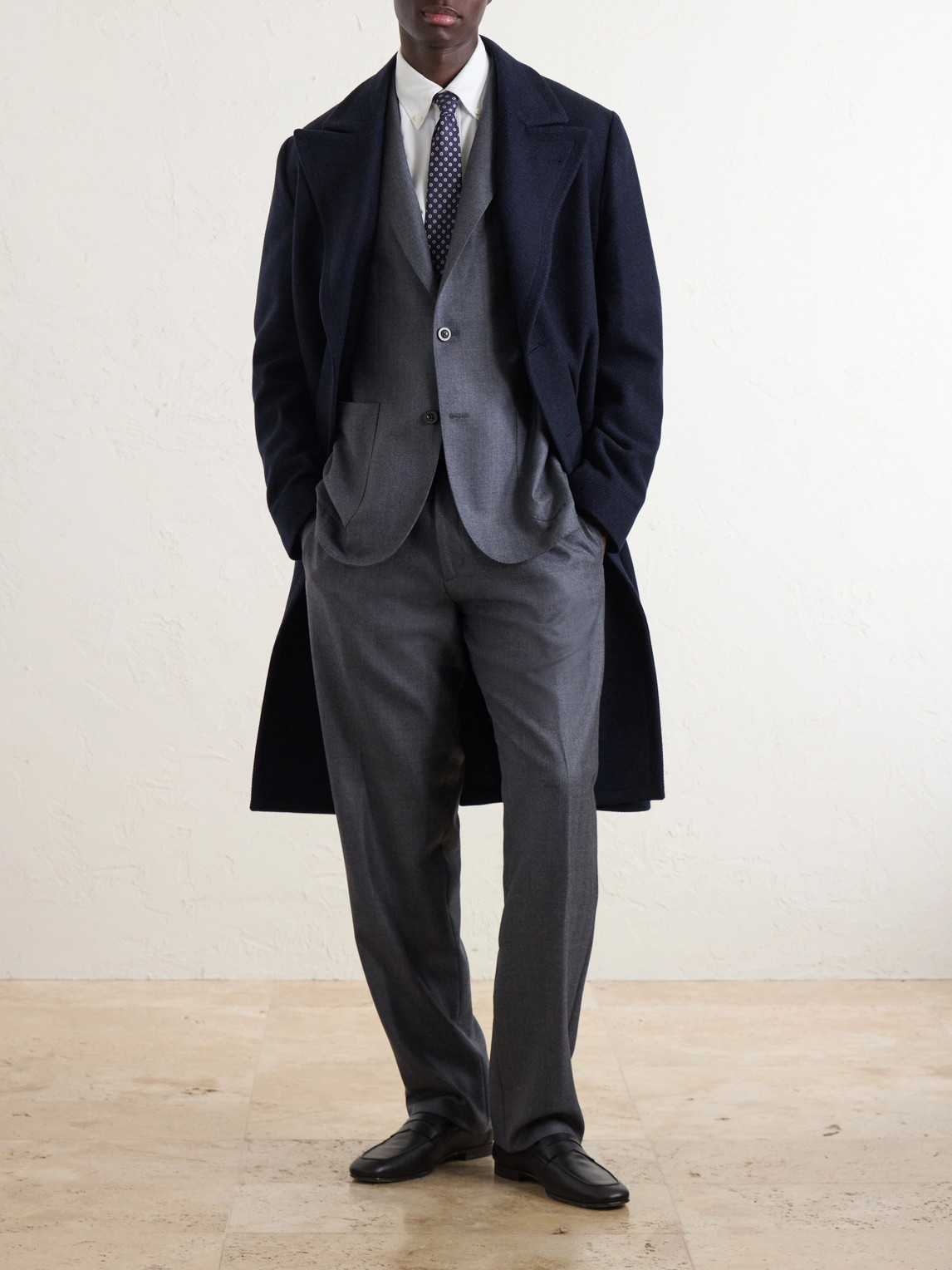 Boglioli Double-Breasted Herringbone Virgin Wool Suit Jacket - Men | Thumbnail 2 Boglioli Double-Breasted Herringbone Virgin Wool Suit Jacket - Men | Thumbnail 2