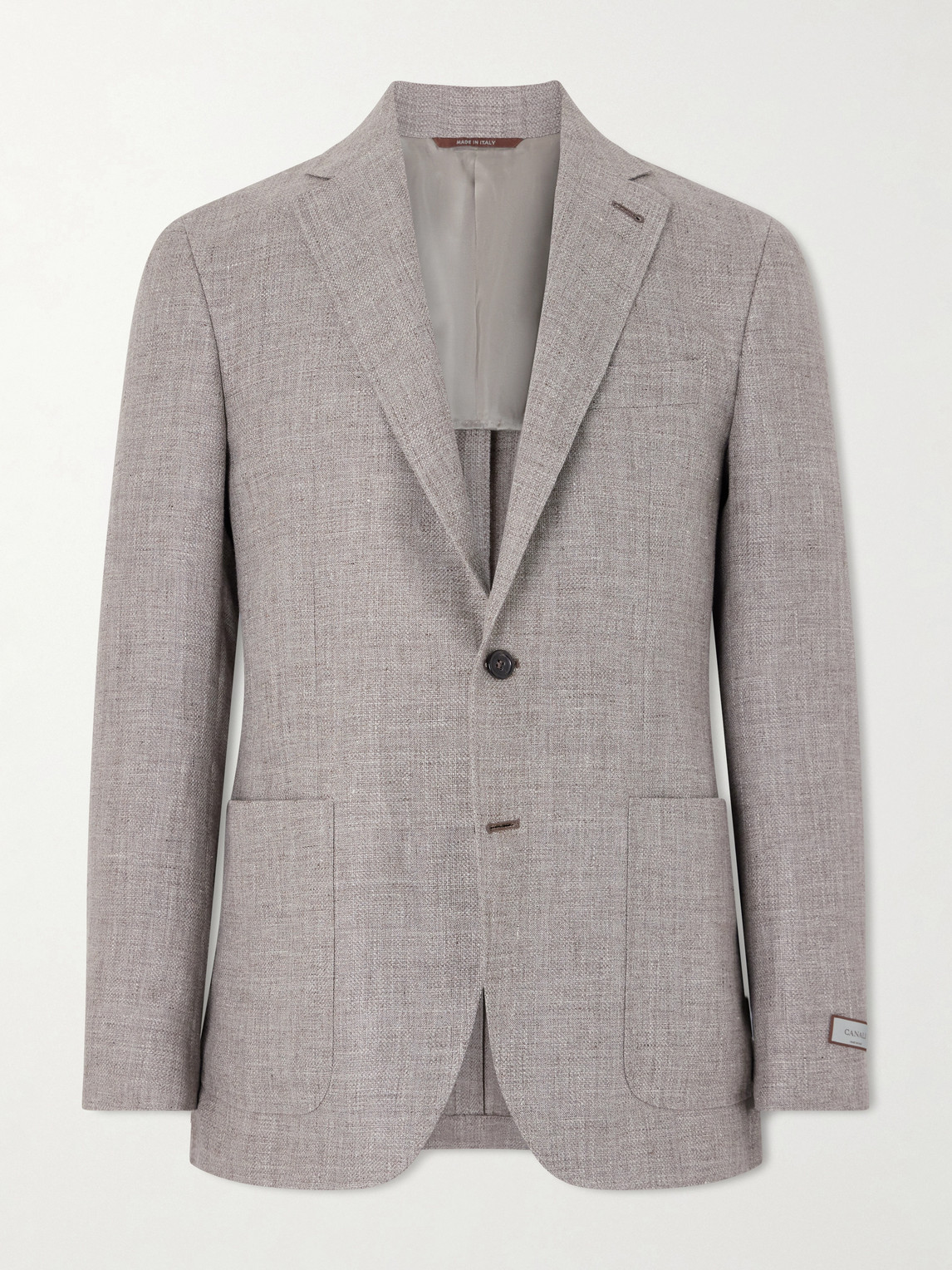 Canali Kei Linen and Wool-Blend Blazer IT 54