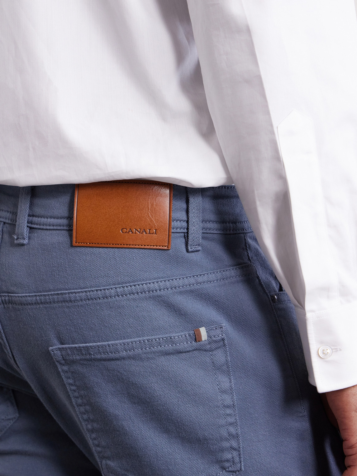 Straight-Leg Garment-Dyed Stretch Jeans
