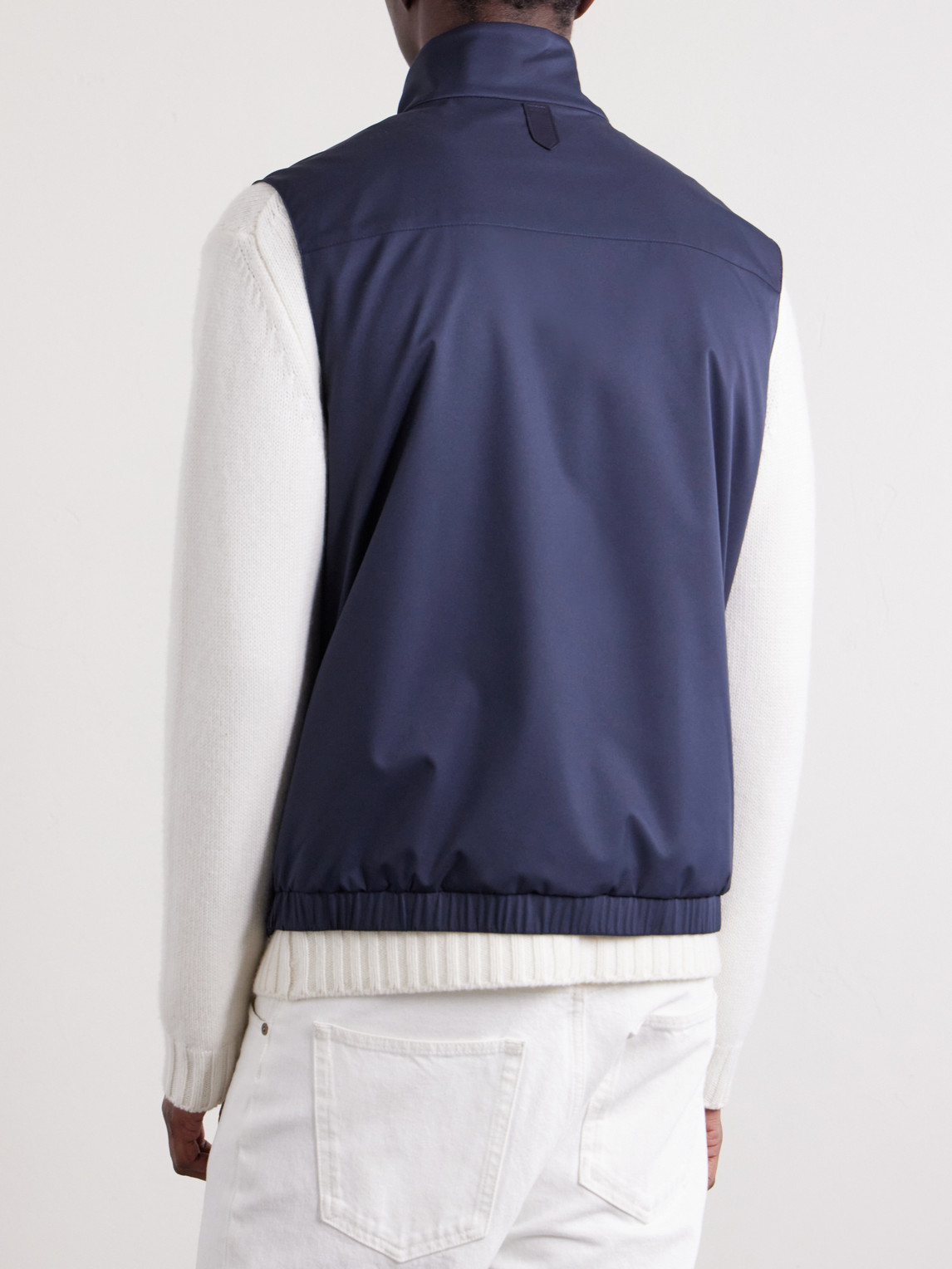  Canali - Shell Gilet - Men - Blue - It 46 