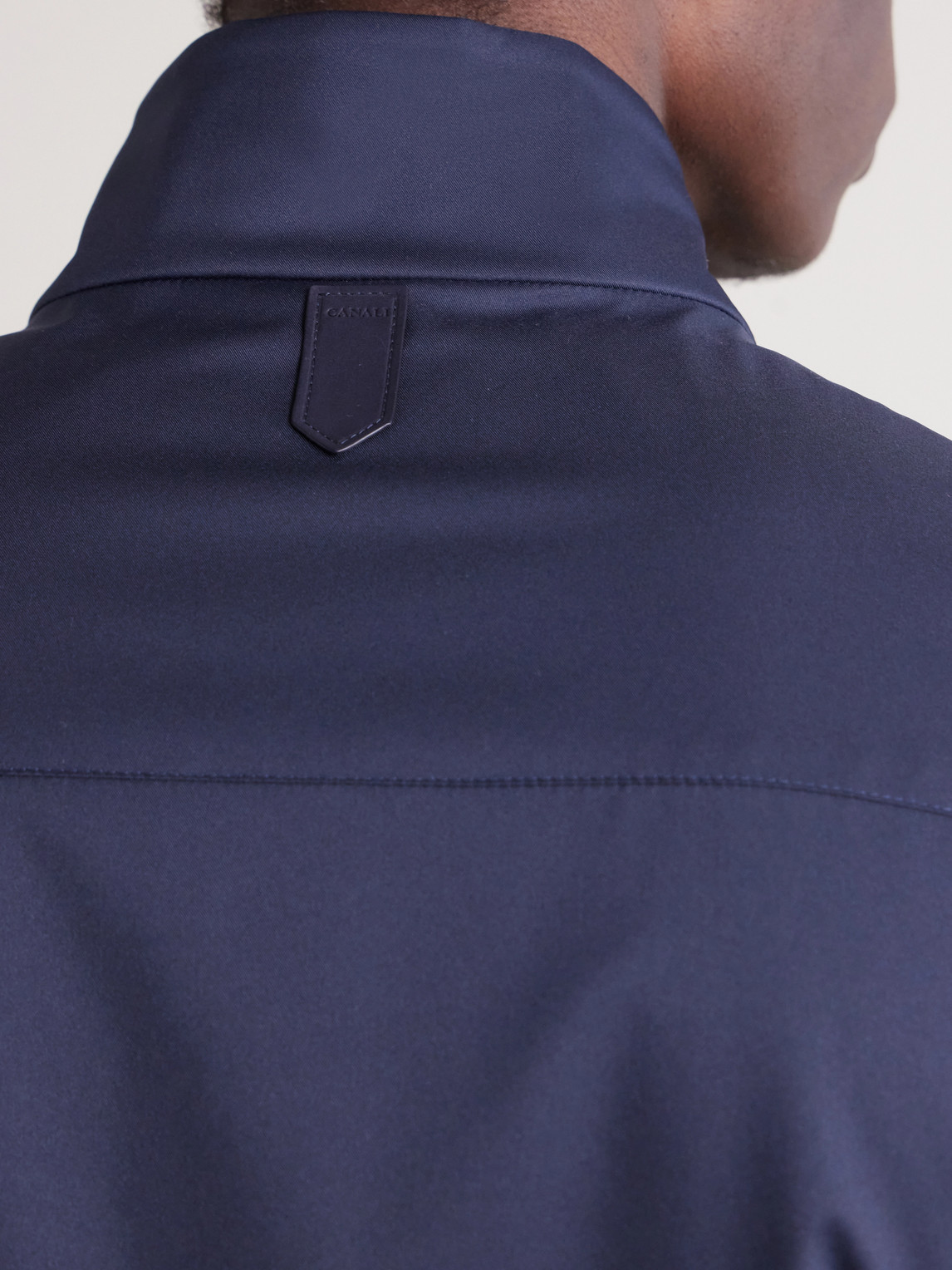 Canali Shell Gilet In Blue
