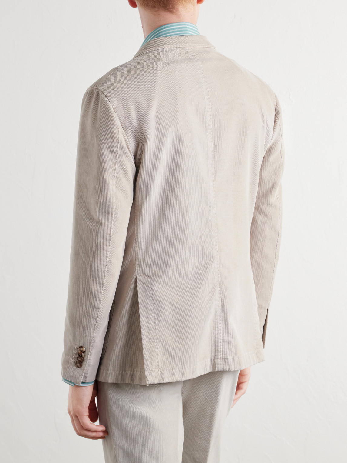 Cotton-Blend Corduroy Suit