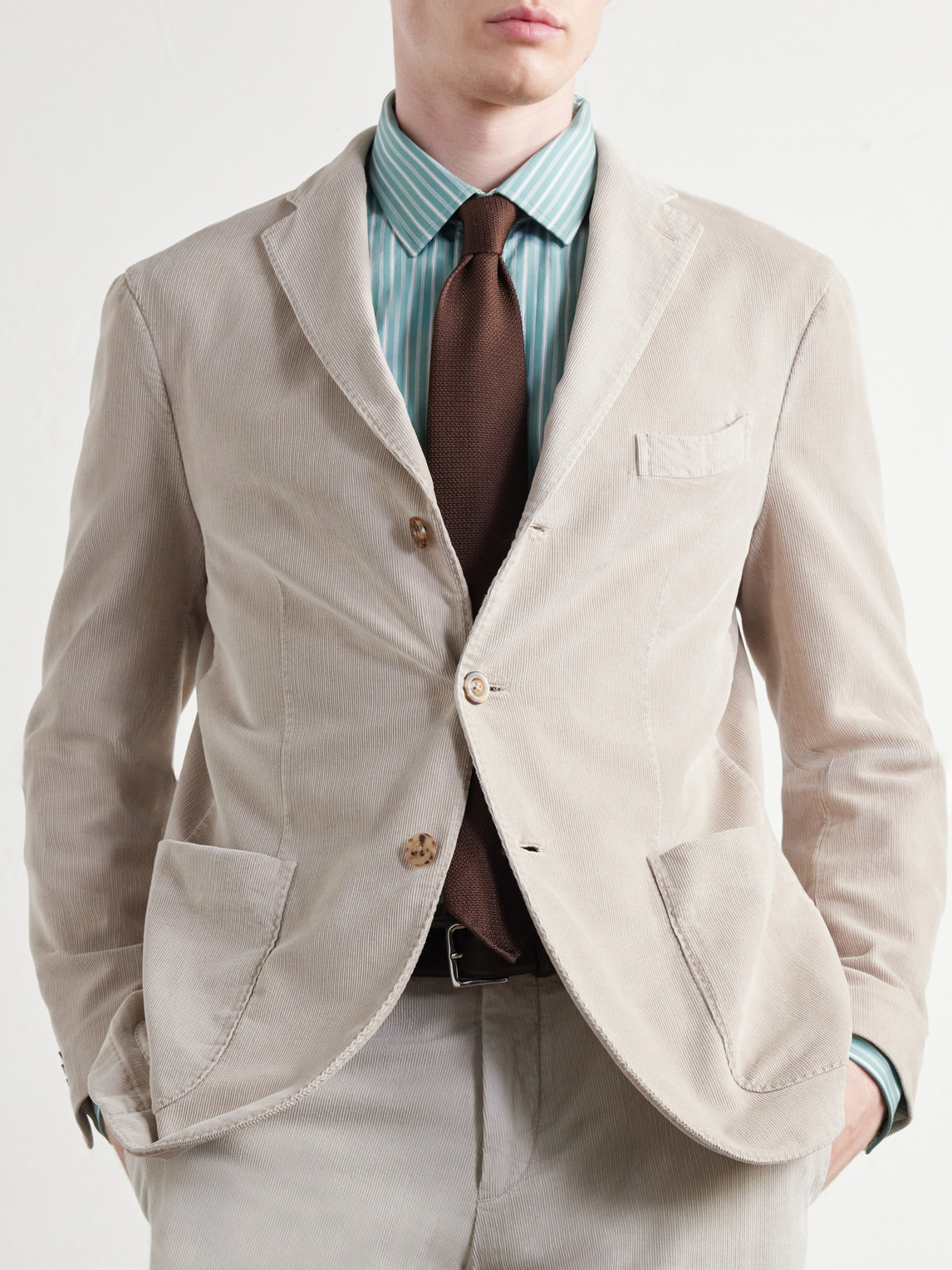 Cotton-Blend Corduroy Suit