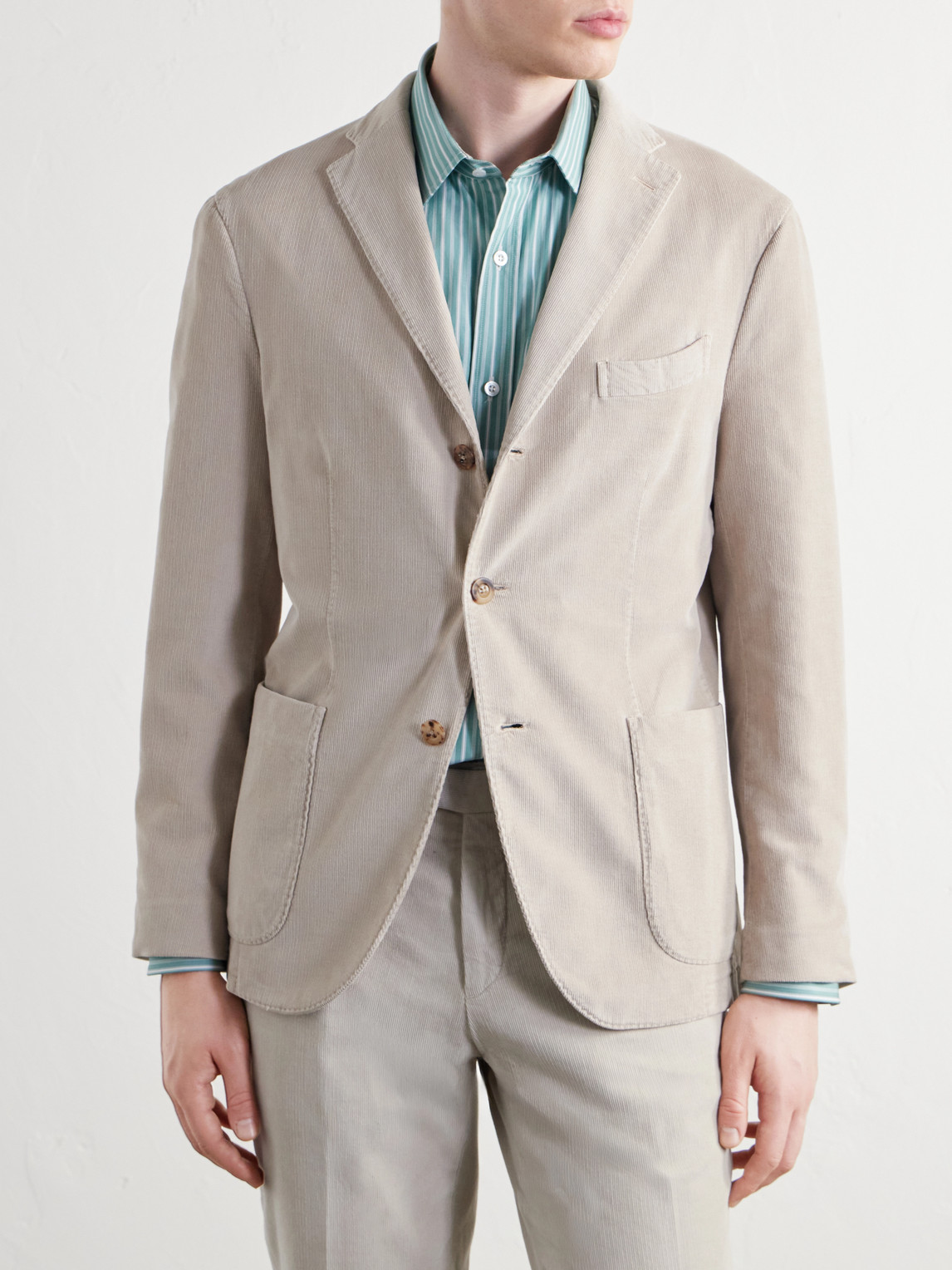 Cotton-Blend Corduroy Suit