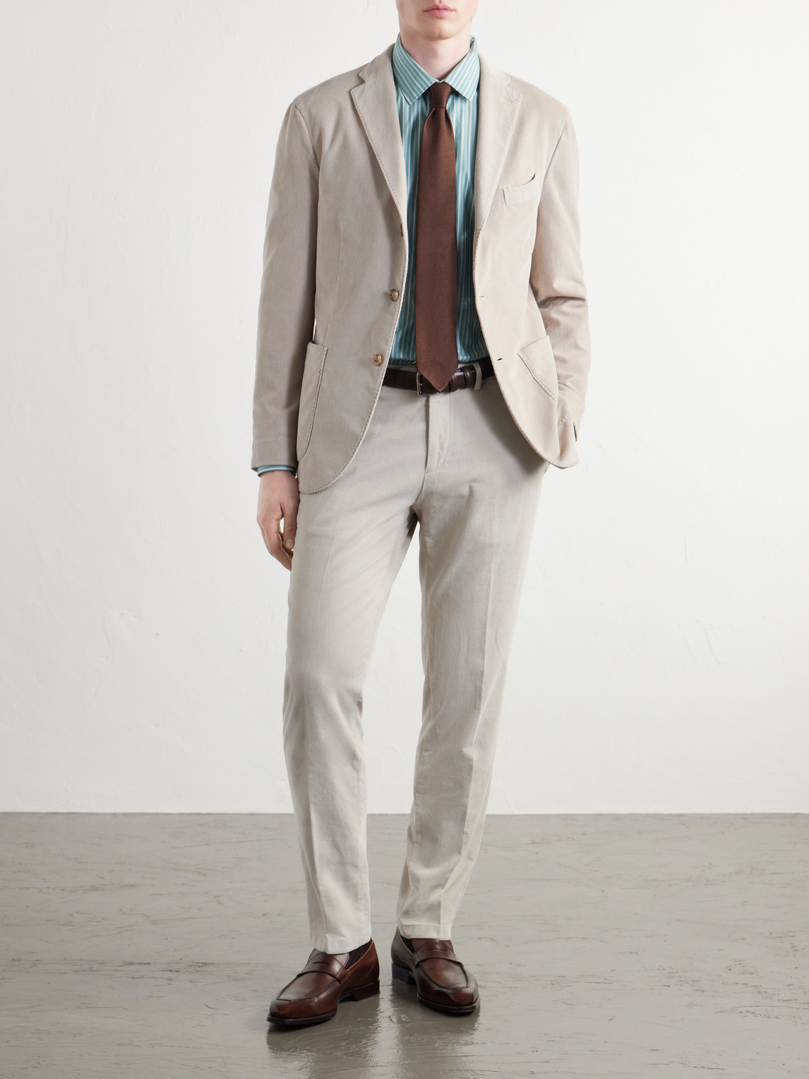 Cotton-Blend Corduroy Suit