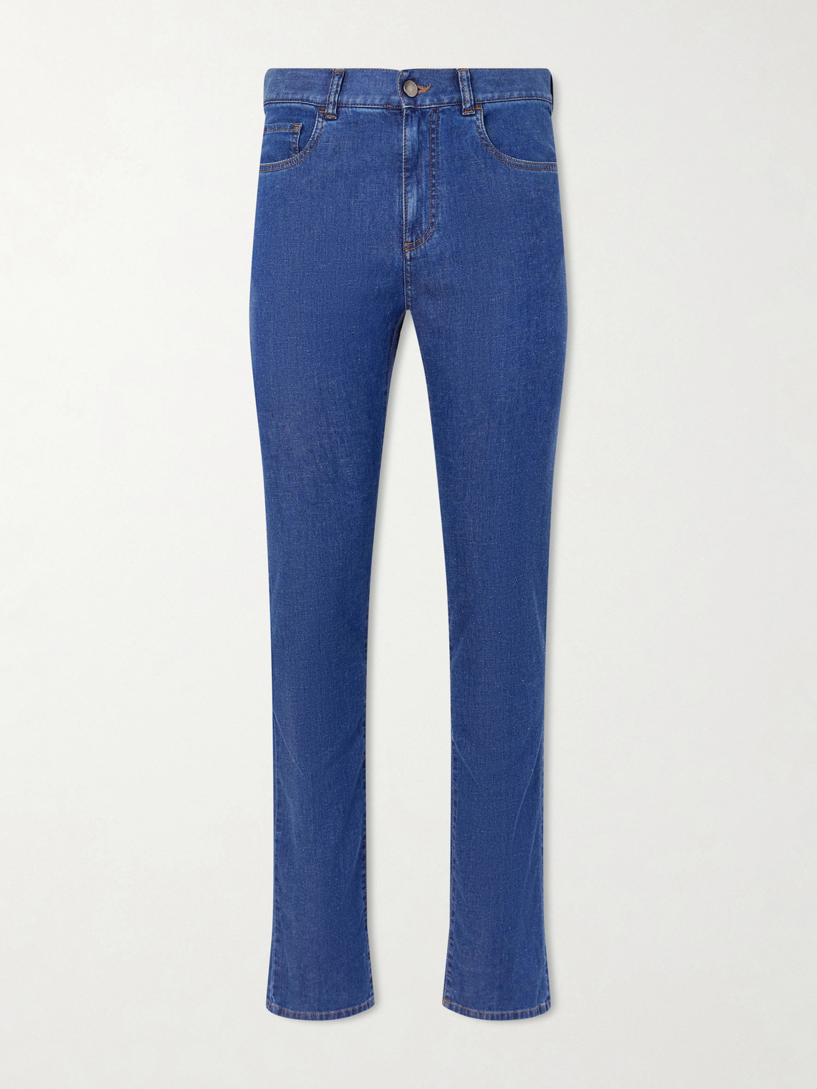 Canali Straight-leg Jeans In Blue