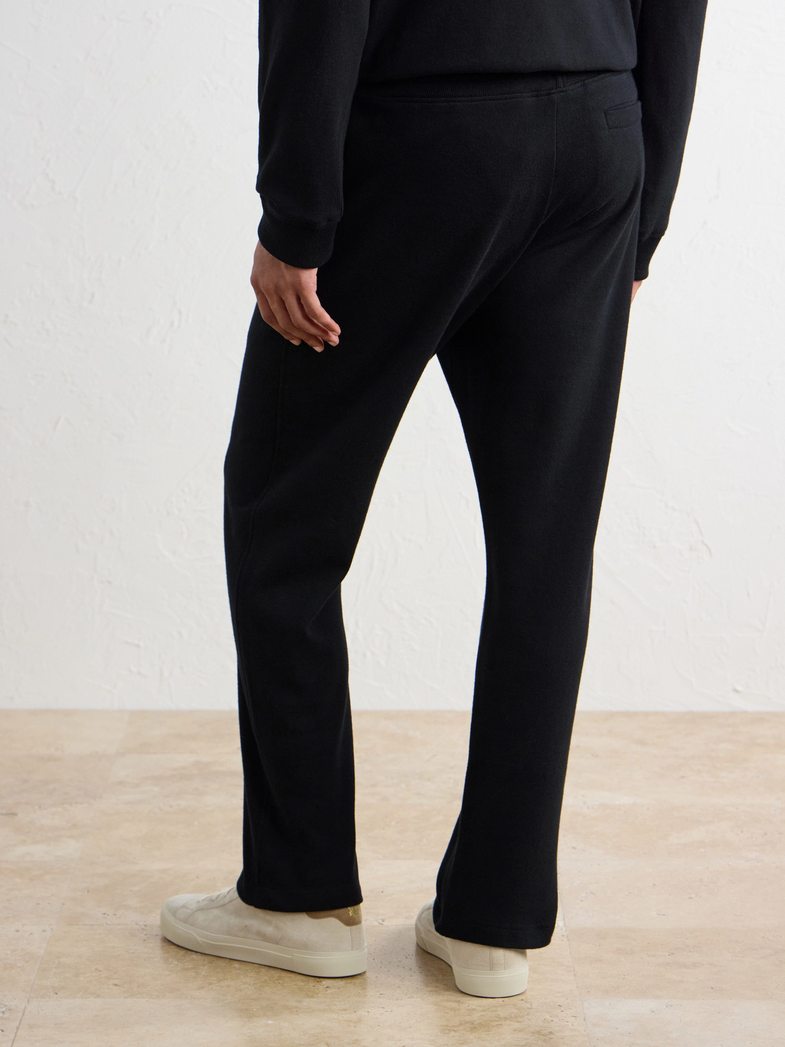 Straight-Leg Cotton And Cashmere-Blend Jersey Drawstring Sweatpants