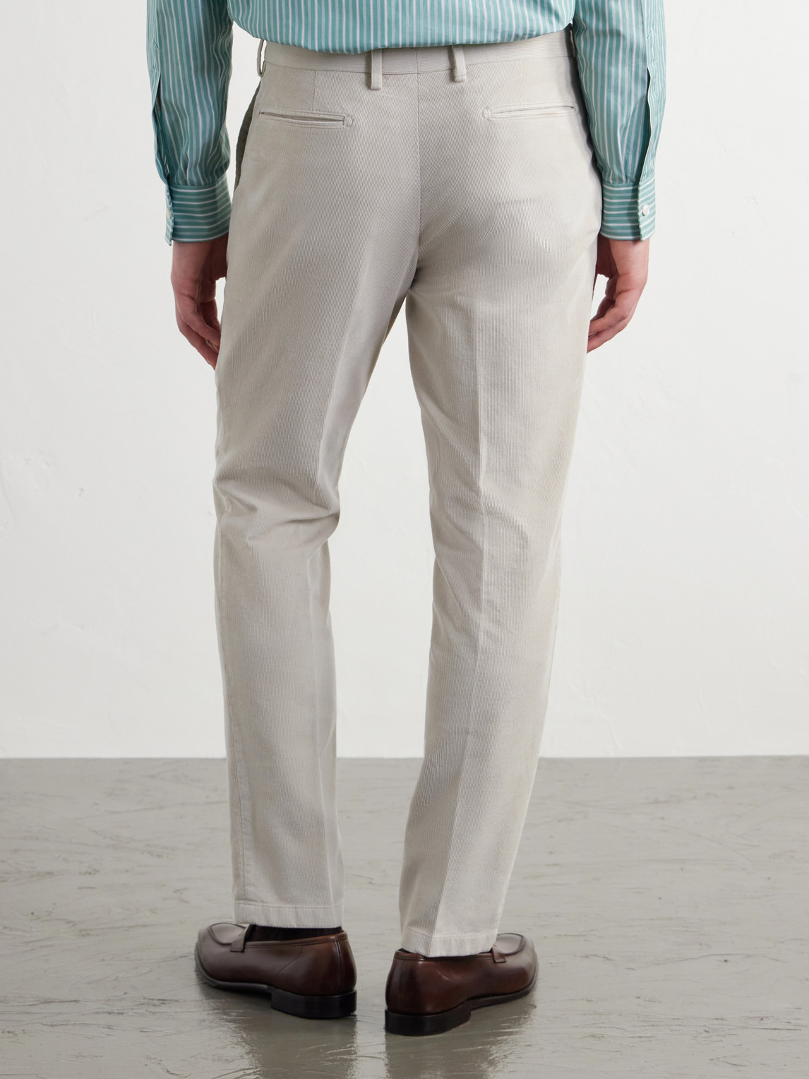 Straight-Leg Cotton-Blend Corduroy