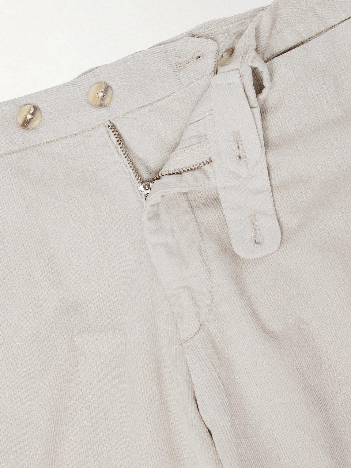 Straight-Leg Cotton-Blend Corduroy