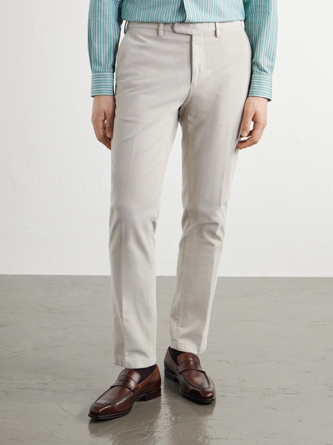 Straight-Leg Cotton-Blend Corduroy