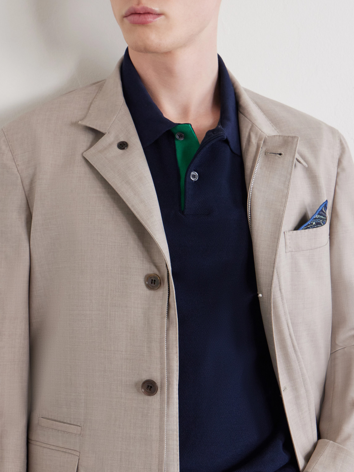 Cotton-Piqué Shirt